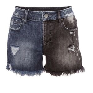 Two-Tone Cabi Denim Shorts Size 4